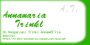 annamaria trinkl business card